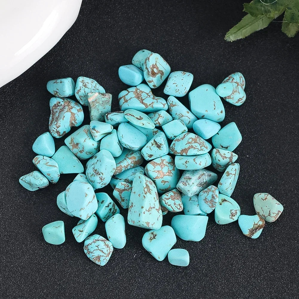 Natural Turquoise Crystal Quartz Irregular Reiki Healing Energy Stone for Jewelry Making DIY Bracelet Necklace Accessories