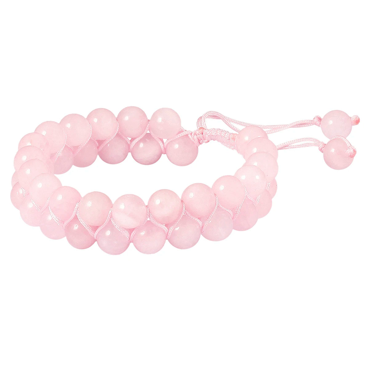 Natural Crystal Stone Beads Braided Bracelets Healing 7 Chakra Double Layers Bracelet For Men Women Adjustable Jewelry